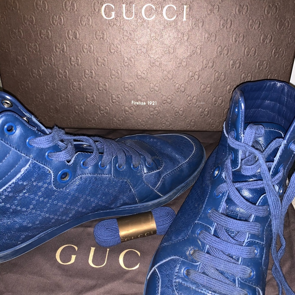 Gucci Hilary Lux Cove Blue Sneakers